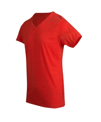 Picture of RAMO, Mens Marl V-Neck T-Shirt